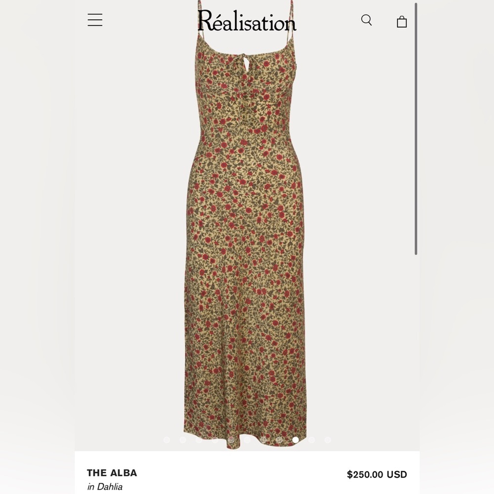 Realization Par - The Alba in Dahlia Size Small Never Worn